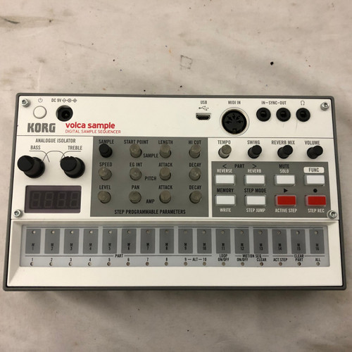 Vist Large View of Product Image Which is Used Korg VOLCA SAMPLE Compact Synthesizer Compact