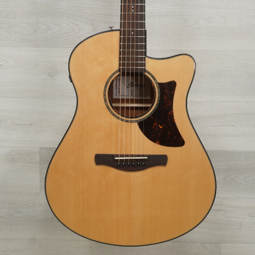 Vist Large View of Product Image Which is Used Ibanez AAM140E Advanced Auditorium Solid Top Acoustic Guitar Sunburst