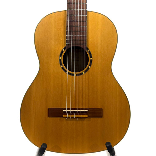 Vist Large View of Product Image Which is Used Ortega Family Series R121 Solid Top Acoustic Guitar Natural