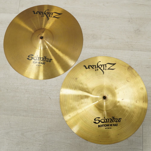 Vist Large View of Product Image Which is Used Zildjian Scimitar Hi Hat Cymbals 14 - Inch