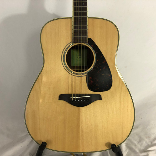 Vist Large View of Product Image Which is Used Yamaha FG830 Solid Top Acoustic Guitar Natural