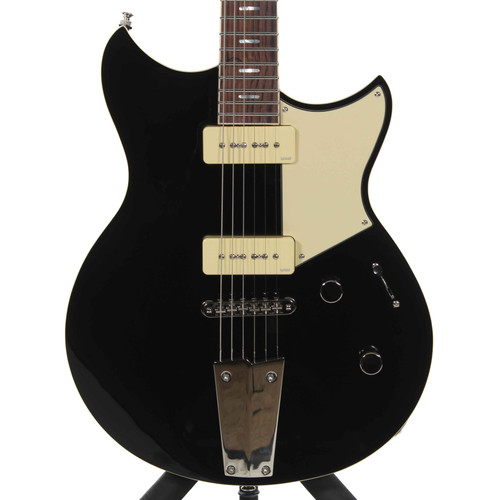 Vist Large View of Product Image Which is Used Yamaha RSS02T BL Double Cut Electric Guitar Black 6-String