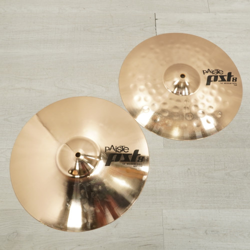 Vist Large View of Product Image Which is Used Paiste Pst 8 Reflector Medium Hi Hat Cymbals 14 - Inch