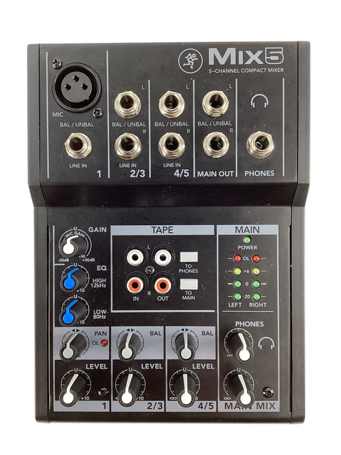 Vist Large View of Product Image Which is Used Mackie MIX 5 MIXER W/ AC