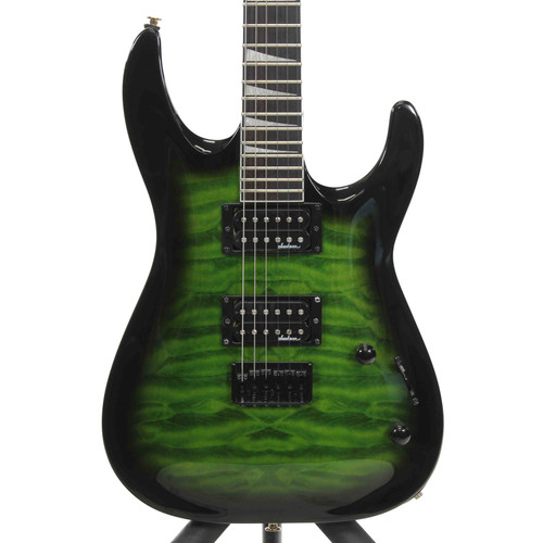 Vist Large View of Product Image Which is Used Jackson JS32Q Super S Electric Guitar Green 6-String