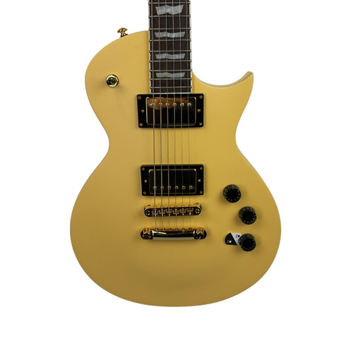 Vist Large View of Product Image Which is Used LTD EC-256 VINTAGE GOLD SATIN LP Type Electric Guitar Goldtop 6-String