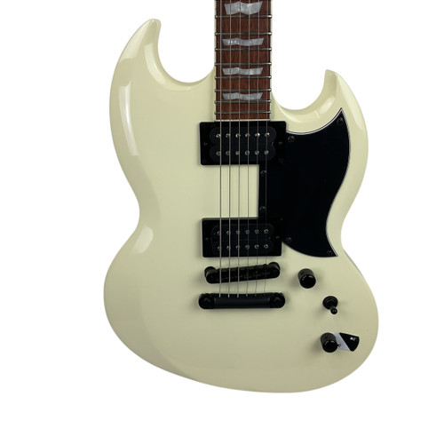 Vist Large View of Product Image Which is Used LTD VIPER-256 SG Type Electric Guitar White 6-String