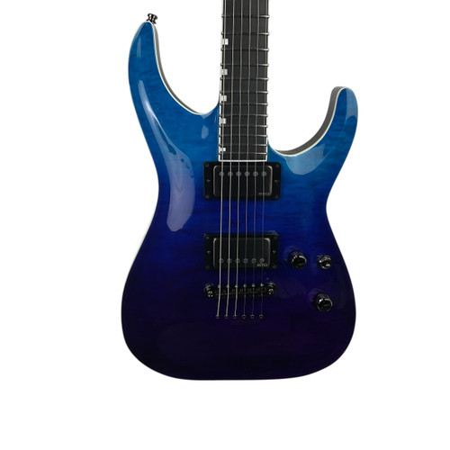 Vist Large View of Product Image Which is Used ESP E-II HORIZON NT-II Double Cut Electric Guitar Blue 6-String