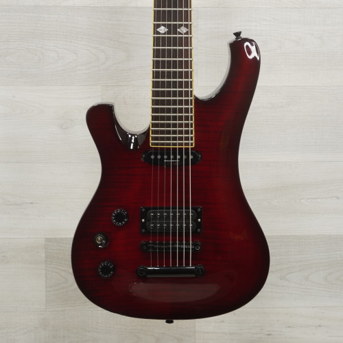 Vist Large View of Product Image Which is Used Schecter 007 Elite Left Handed Electric Guitar Red 7-String