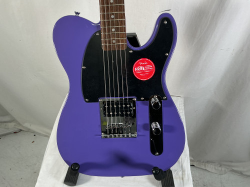 Vist Large View of Product Image Which is Used Squier SONIC ESQUIER H T Type Electric Guitar Purple 6-String