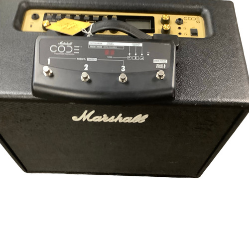 Vist Large View of Product Image Which is Used Marshall CODE 50 Solid State Guitar Amp 1 x 12