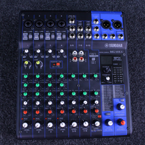 Vist Large View of Product Image Which is Used Yamaha MG10XU W/PWR Compact Mixer
