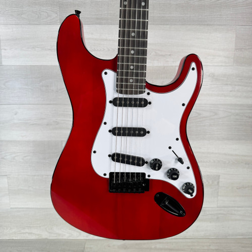 Vist Large View of Product Image Which is Used Best Choice Products 6-string Electric Guitar - Red