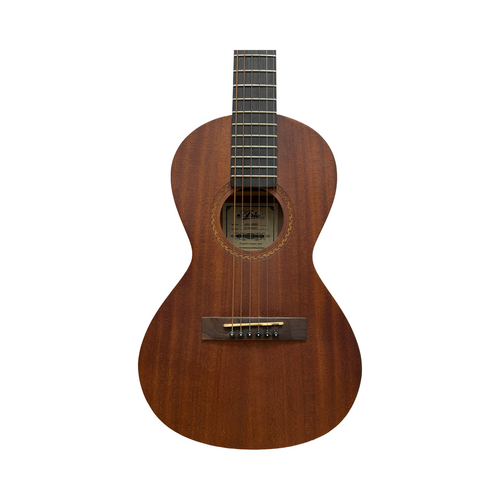 Vist Large View of Product Image Which is Used Aria ASA-18HN PARLOR SIZE TRAVEL GUITAR Solid Top Acoustic Guitar Wood