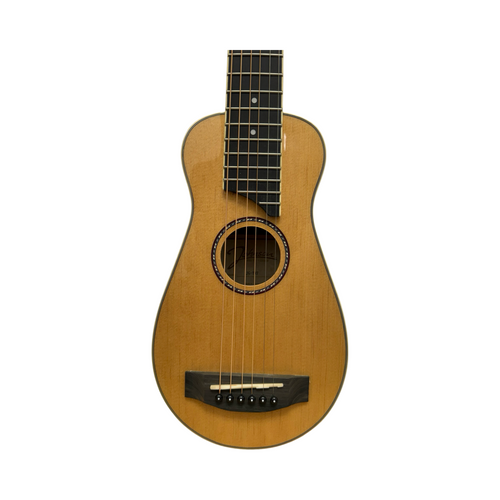 Vist Large View of Product Image Which is Used Johnson JG-TR7 TRAILBLAZER II TRAVEL GUITAR Solid Top Acoustic Guitar Natural