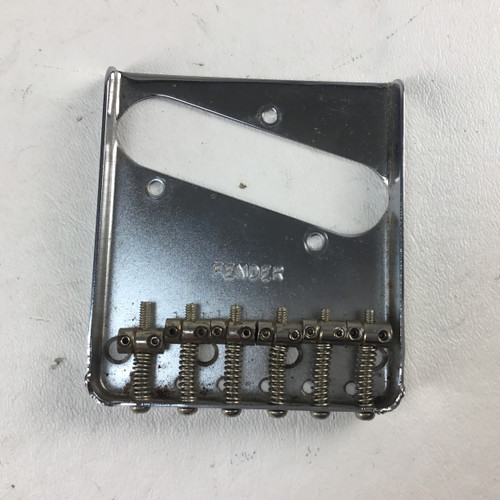 Vist Large View of Product Image Which is Used Fender 6 SADDLE TELE BRIDGE Guitar Hardware