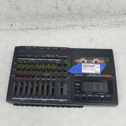 Vist Large View of Product Image Which is Used Fostex X-28H With Cassettes Compact Recording Device