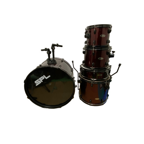 Vist Large View of Product Image Which is Used SPL 5-PIECE Drum Shell Kit Red
