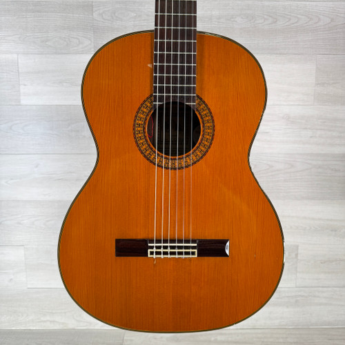 Vist Large View of Product Image Which is Used Takamine Vintage EC132S Classical Nylon String Acoustic Guitar - Natural