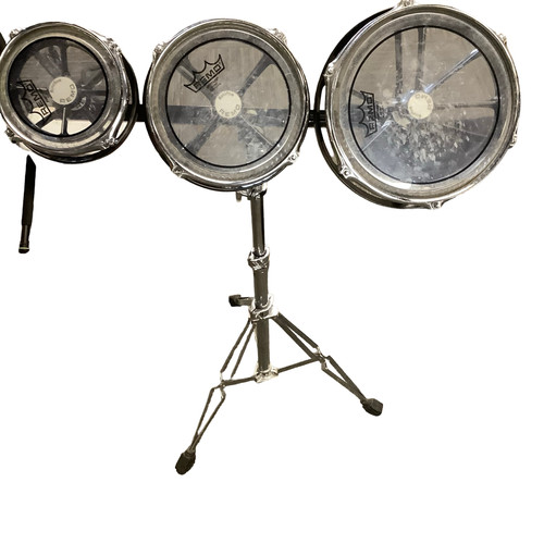 Vist Large View of Product Image Which is Used Remo ROTO TOMS Drum Kit White Other