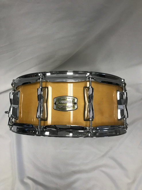 Vist Large View of Product Image Which is Used Yamaha STAGE CUSTOM ALL BIRCH Wood Snare Drum 14"