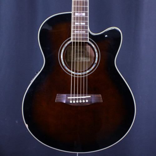 Vist Large View of Product Image Which is Used Ibanez AEL30SE-DVS ACOUSTIC ELECTRIC Laminate Top Acoustic Guitar Wood