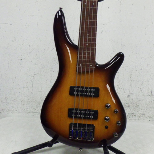 Vist Large View of Product Image Which is Used Ibanez ST375EF FRETLESS J Type Bass Guitar Sunburst 5-String