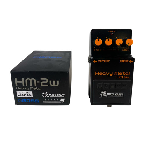 Vist Large View of Product Image Which is Used Boss HM-2W Waza Craft Heavy Metal Distortion Pedal
