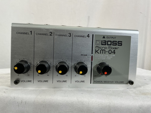 Vist Large View of Product Image Which is Used Boss KM-04 MICRO MIXER Compact Mixer