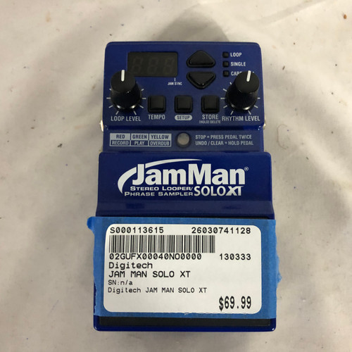 Vist Large View of Product Image Which is Used Digitech JAM MAN SOLO XT Looper Pedal