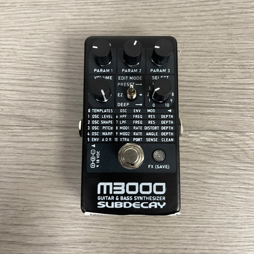 Vist Large View of Product Image Which is Used - Subdecay M3000 GUITAR AND BASS SYNTH - Synthesizer Pedal