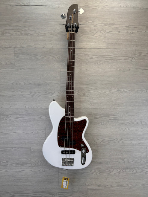 Vist Large View of Product Image Which is Used Ibanez TMB100 TALMAN J Type Bass Guitar White 4-String