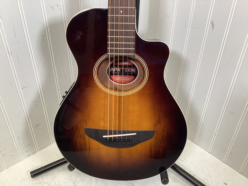Vist Large View of Product Image Which is Used Yamaha APXT2EW Laminate Top Acoustic Guitar Sunburst 6-String