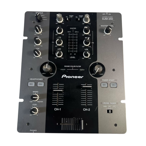 Vist Large View of Product Image Which is Pioneer DJM-250 DJ Mixer w/ Power Supply