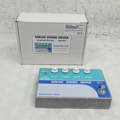 Vist Large View of Product Image Which is Used Bulinski Analog Spring Driver ASD-2 Guitar Effects Pedal