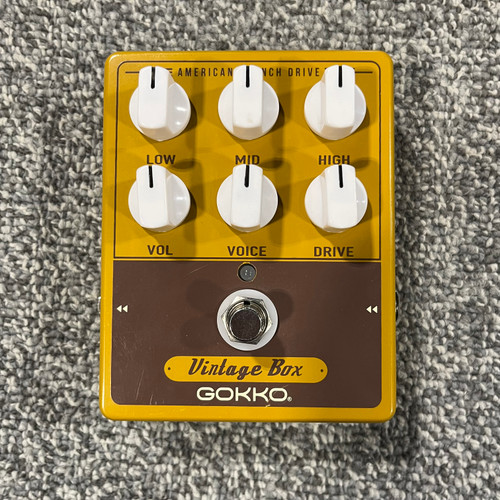 Vist Large View of Product Image Which is Used GOKKO VINTAGE BOX OVERDRIVE Guitar Pedal