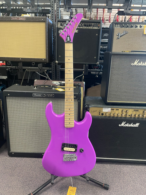 Vist Large View of Product Image Which is Used Kramer BARETTA SPECIAL Modern Metal Electric Guitar Purple 6-String