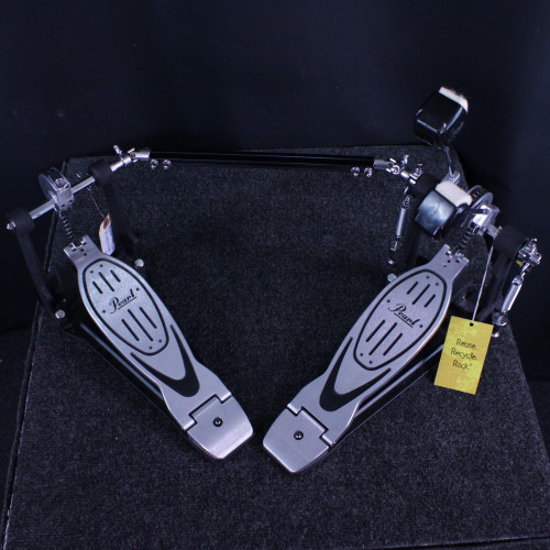 Vist Large View of Product Image Which is Used Pearl P-902 DOUBLE KICK PEDAL Kick Drum Pedal