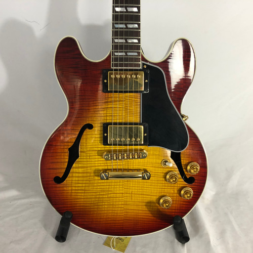 Vist Large View of Product Image Which is used gibson custom shop es-346 flame maple semi hollow