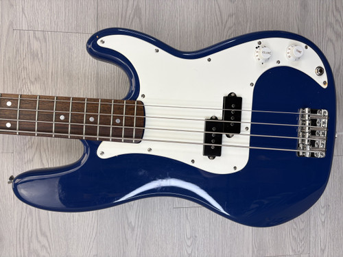 Vist Large View of Product Image Which is Used Squier AFFINITY P-BASS P Type Bass Guitar Blue 4-String