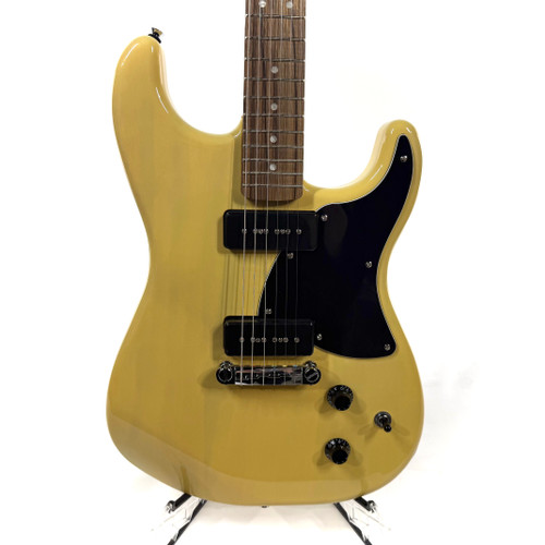 Vist Large View of Product Image Which is Used Squier Paranormal Strat-O-Sonic Electric Guitar - Vintage Blonde