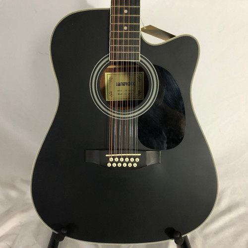 Vist Large View of Product Image Which is Used JANEROCK 12 STRING JR-43 BK Laminate Top Acoustic Guitar Black