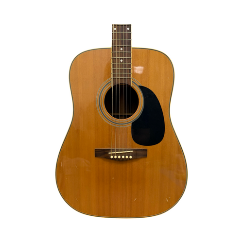 Vist Large View of Product Image Which is Used Marlboro MILES D-28 COPY ACOUSTIC GUITAR Vintage Solid Top Acoustic Guitar Natural