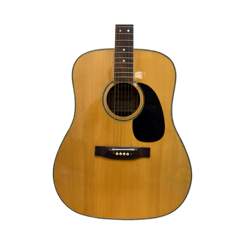 Vist Large View of Product Image Which is Used Magnum MD404 VINTAGE KOREAN DREADNOUGHT ACOUSTI Vintage Laminate Top Acoustic Guitar Natural
