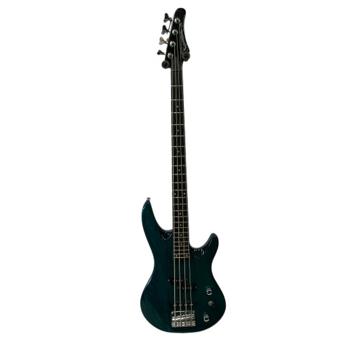Vist Large View of Product Image Which is Used Samick BASS Bass Guitar Blue 4-String