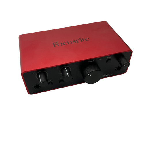 Vist Large View of Product Image Which is Used Focusrite SCARLETT SOLO 4TH GEN Computer Interface 2 A/D Recording Inputs
