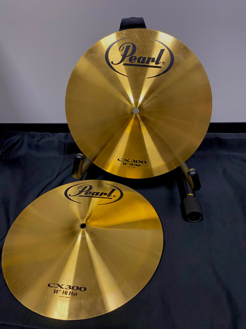 Vist Large View of Product Image Which is Used Pearl CX300 14 HI HATS Hi Hat Cymbals 14"