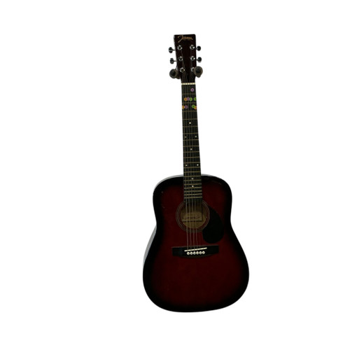 Vist Large View of Product Image Which is Used Johnson JG-610-R1/2 Laminate Top Acoustic Guitar Sunburst