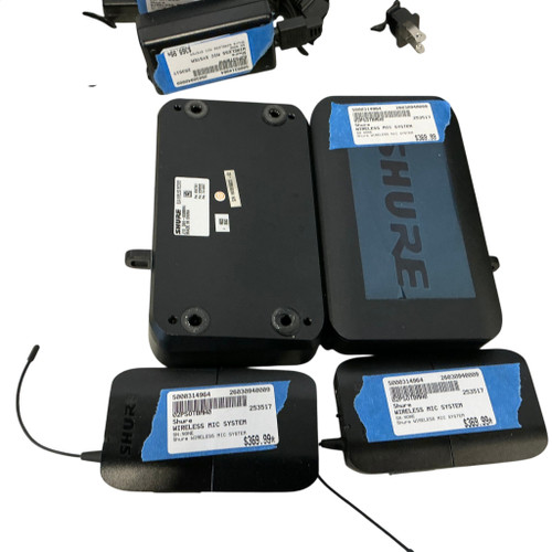 Vist Large View of Product Image Which is Used Shure WIRELESS MIC SYSTEM Pro Sound Product