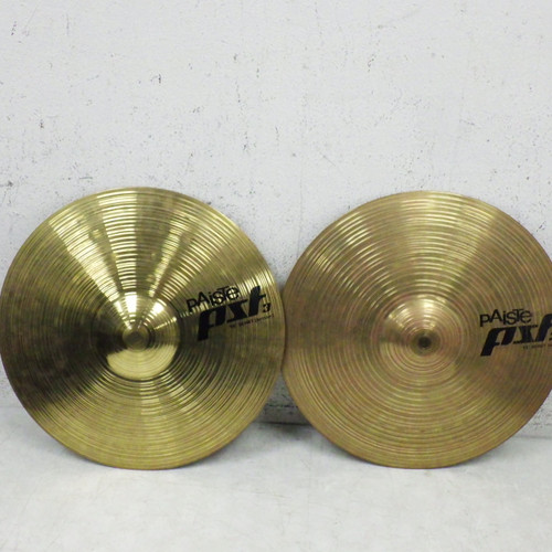 Vist Large View of Product Image Which is Used Paiste PST3 14 Inch Hi Hat Pair Hi Hat Cymbals 14"